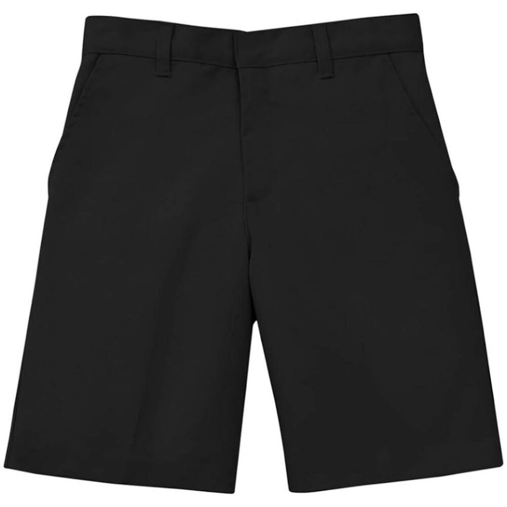 Classroom 52362 Boys Adjustable Waist Flat Front Short Black